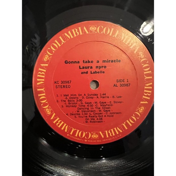 Laura Nyro and Labelle Gonna Take a Miracle LP Columbia KC 30987 Stereo - Picture 4 of 6